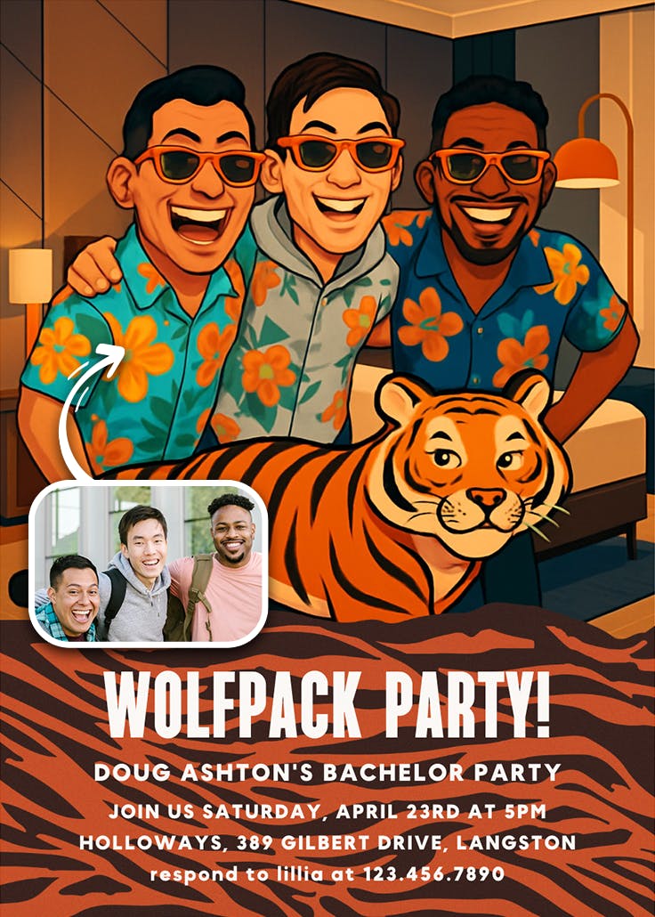 Hangover - invitation