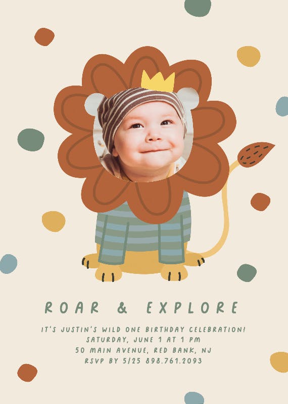 King of family - printable party invitation