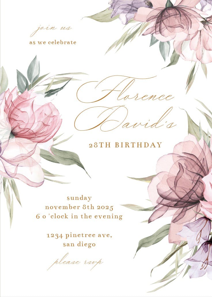 Knotted - printable party invitation