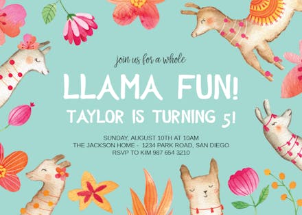 pics Invitation Templates Free Printable Llama Birthday Invitations llama birthday invitation template