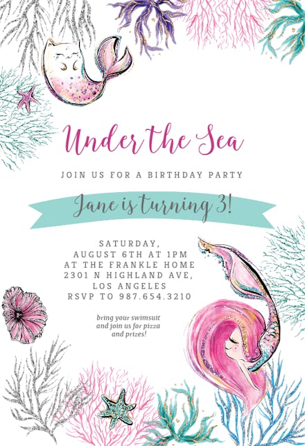 Invitation To Create: Under The Sea