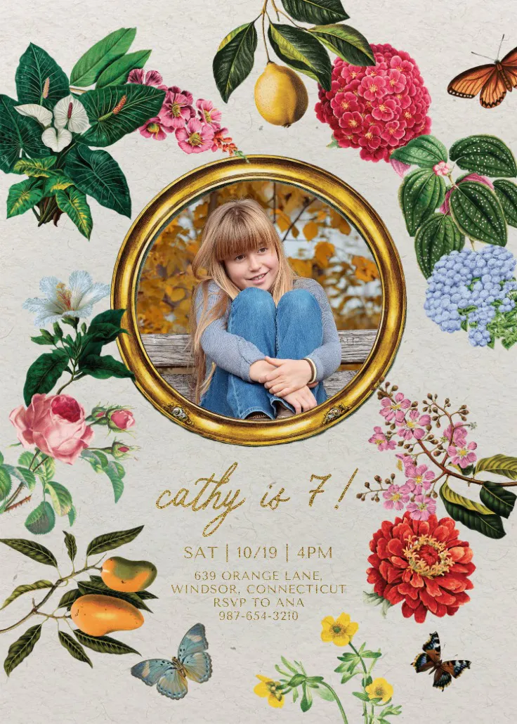 Magical photo - printbare feestuitnodiging