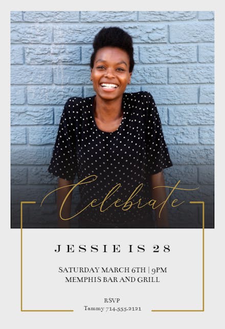 New Era - Birthday Invitation