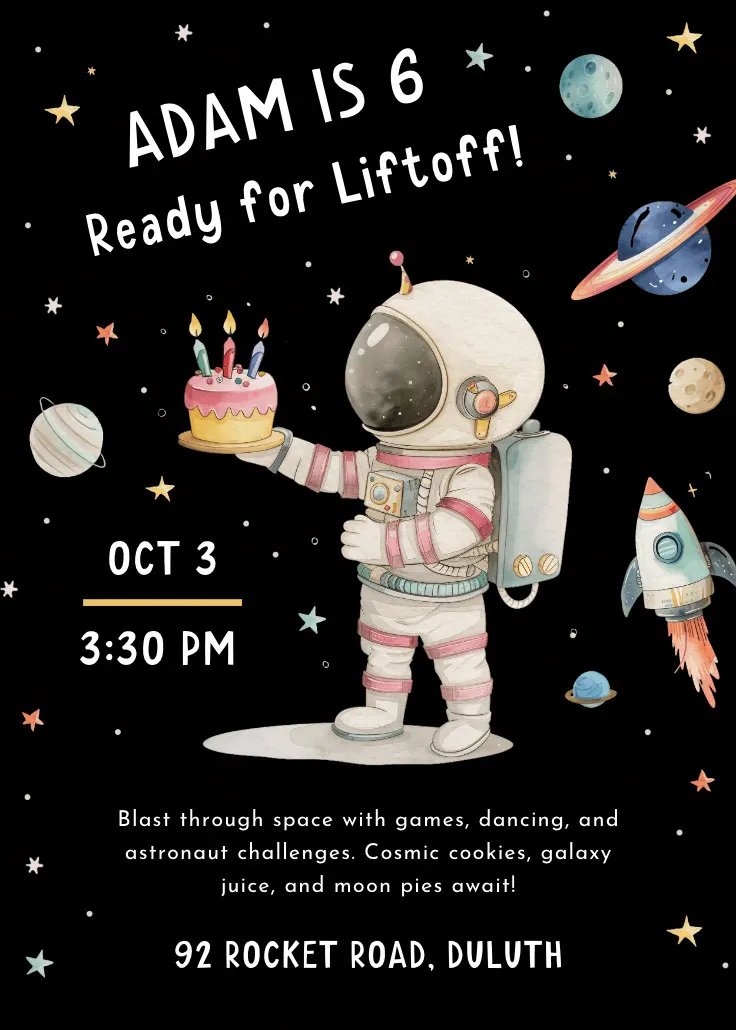 Out of this world - คำเชิญ