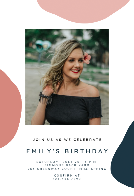 Paintery - Birthday Invitation Template (Free) | Greetings Island