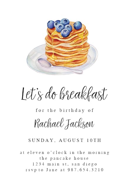 Breakfast Invitation Email 7