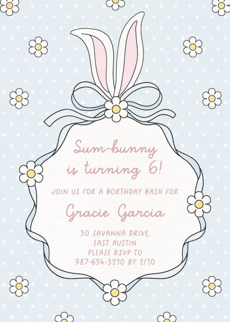 Pastel wishes 6 - davetiye