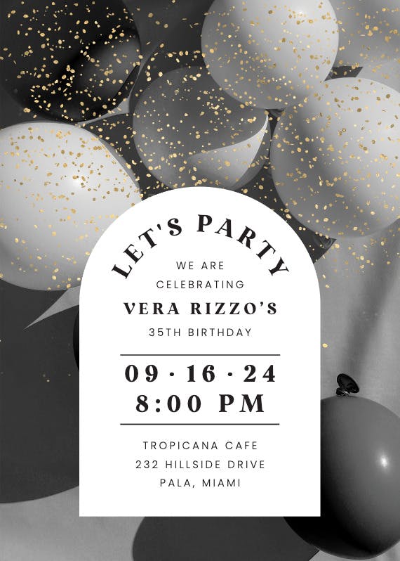 Pop-ular birthday - party invitation