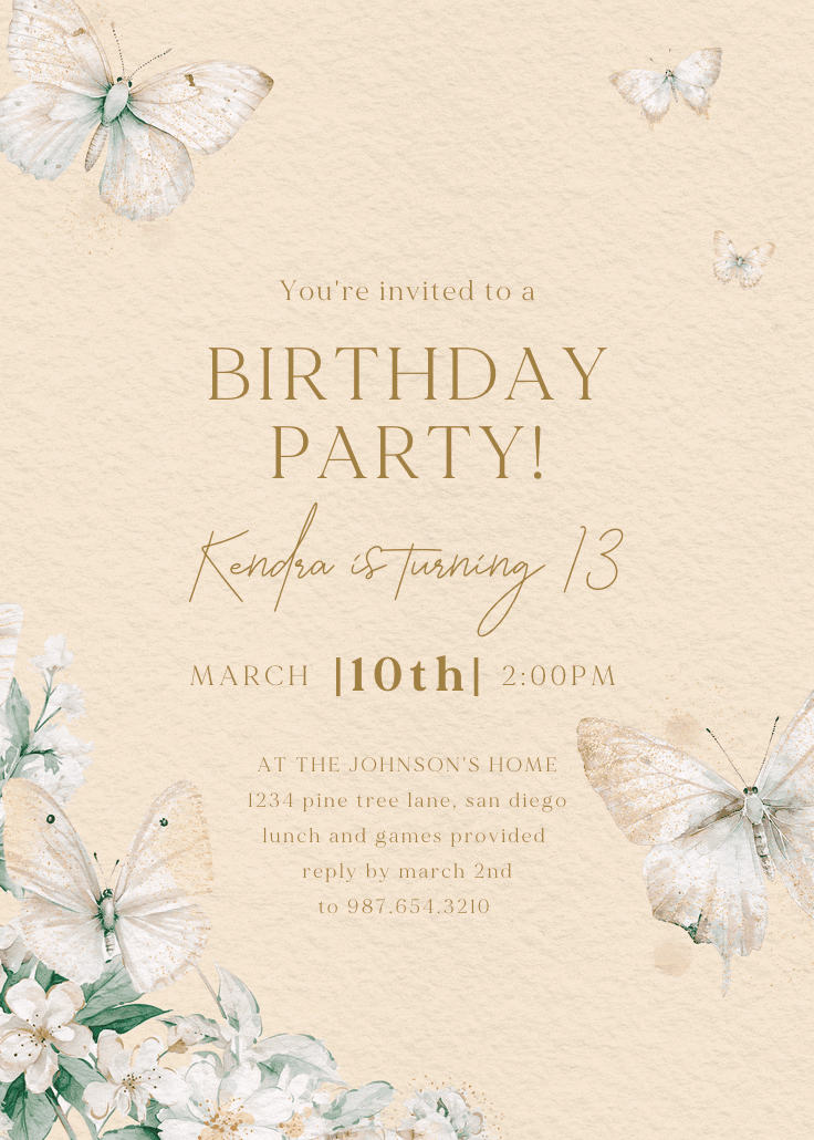 Pride and joy - invitación de cumpleaños