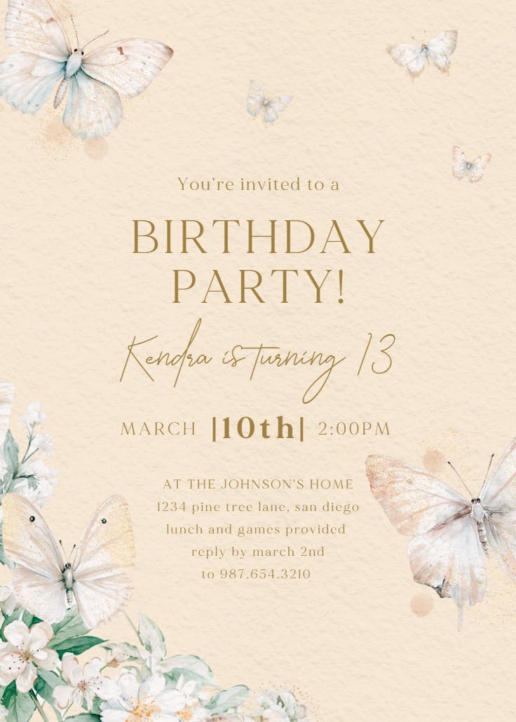 Pride and joy - birthday invitation