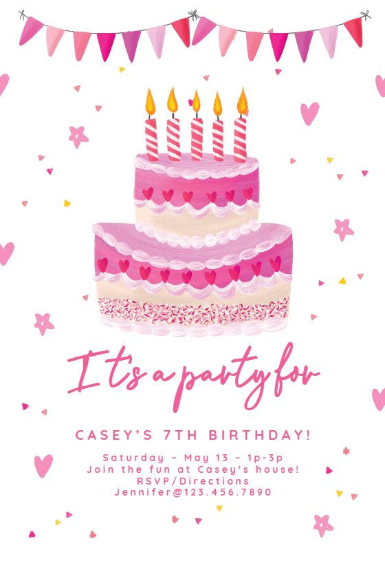Cake Cutting Invitations & Announcements | Zazzle