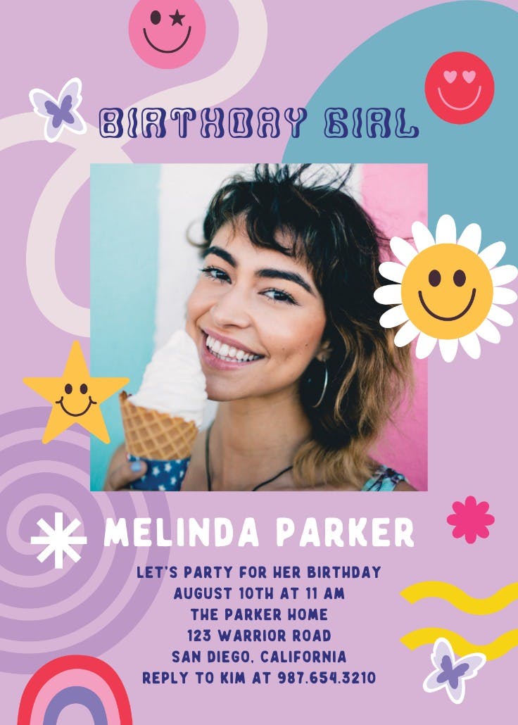 Reward for fun times - invitation