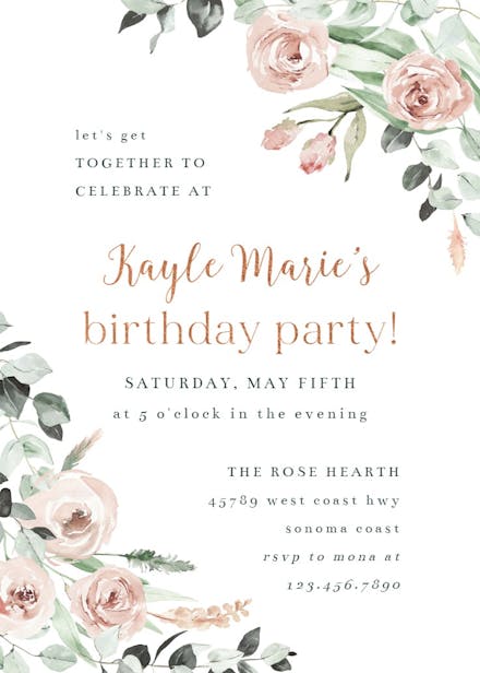 Page 16 | Party Invitation Templates (Free) | Greetings Island