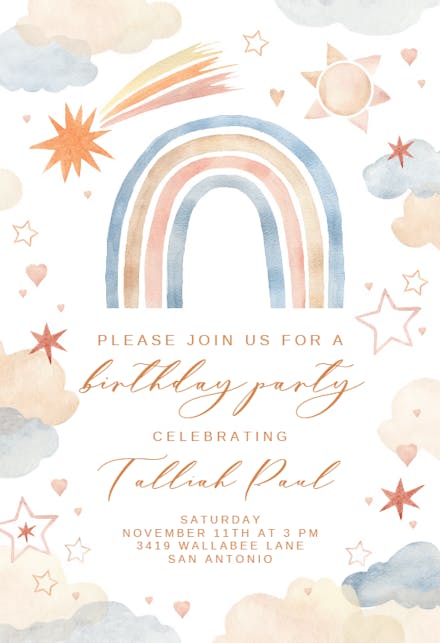 Printable Invitations (Free) | Greetings Island