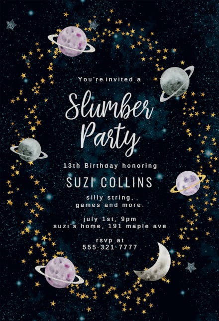 galaxy-themed-birthday-party-invitations-girl-space-themed-party