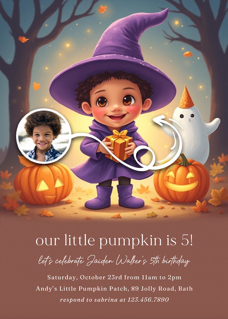Spooky soirée - invitation