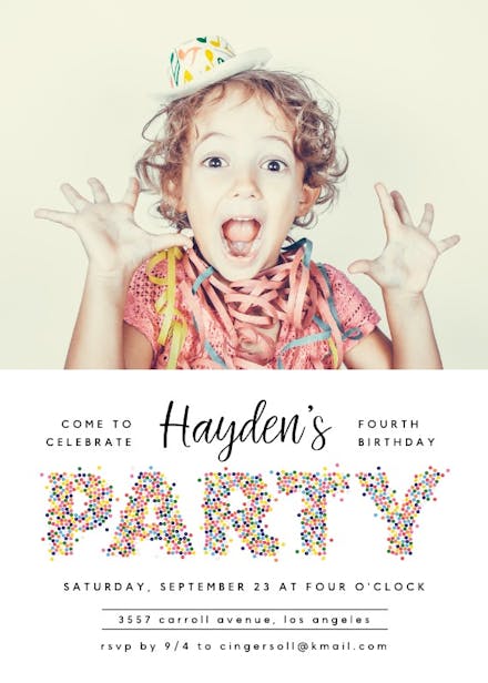 Page 3 | Party Invitation Templates (Free) | Greetings Island