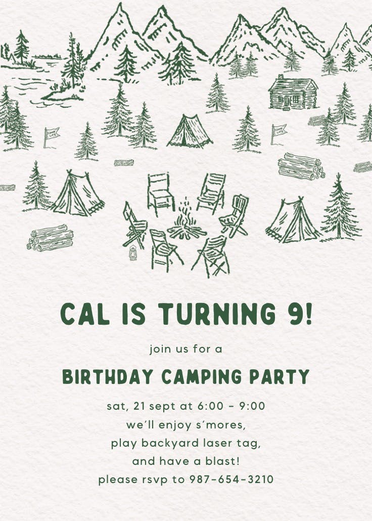 Stags in the wild - invitation