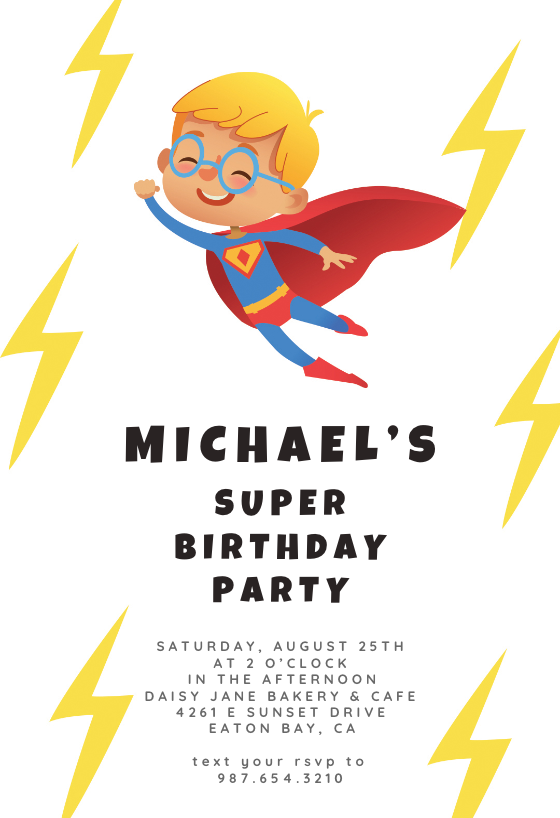 Boys Birthday Invitation Templates (Free) | Greetings Island