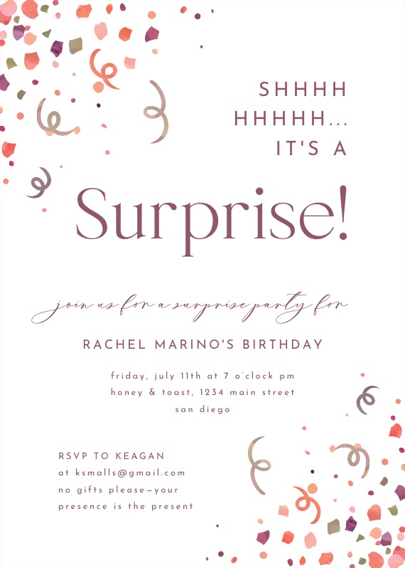 surprise birthday invitations free printable