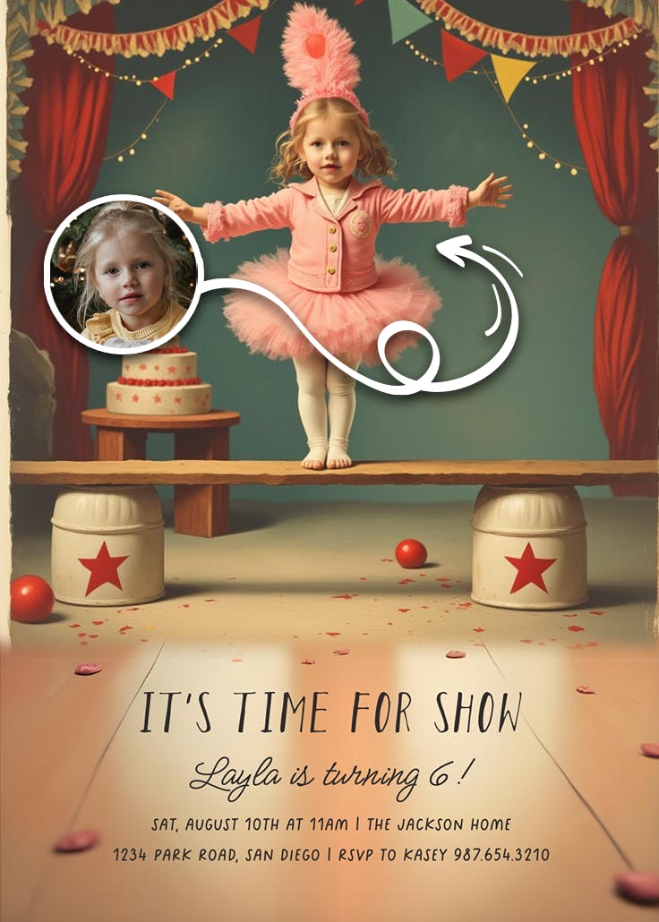 The pink tutu spectacle - invitation