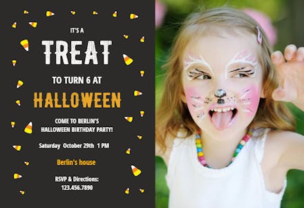 Treat Times Two Photo - Invitación de Cumpleaños