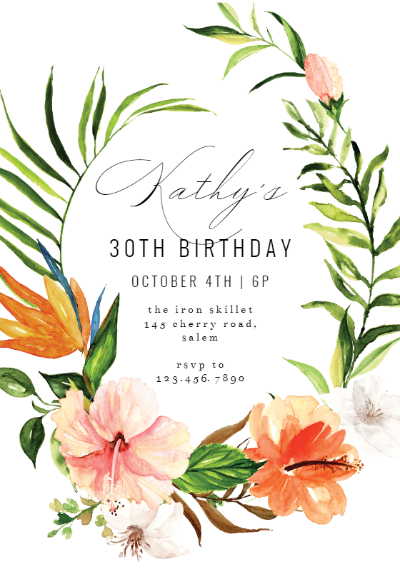 Free Printable Birthday Invitation Template Greetings Island