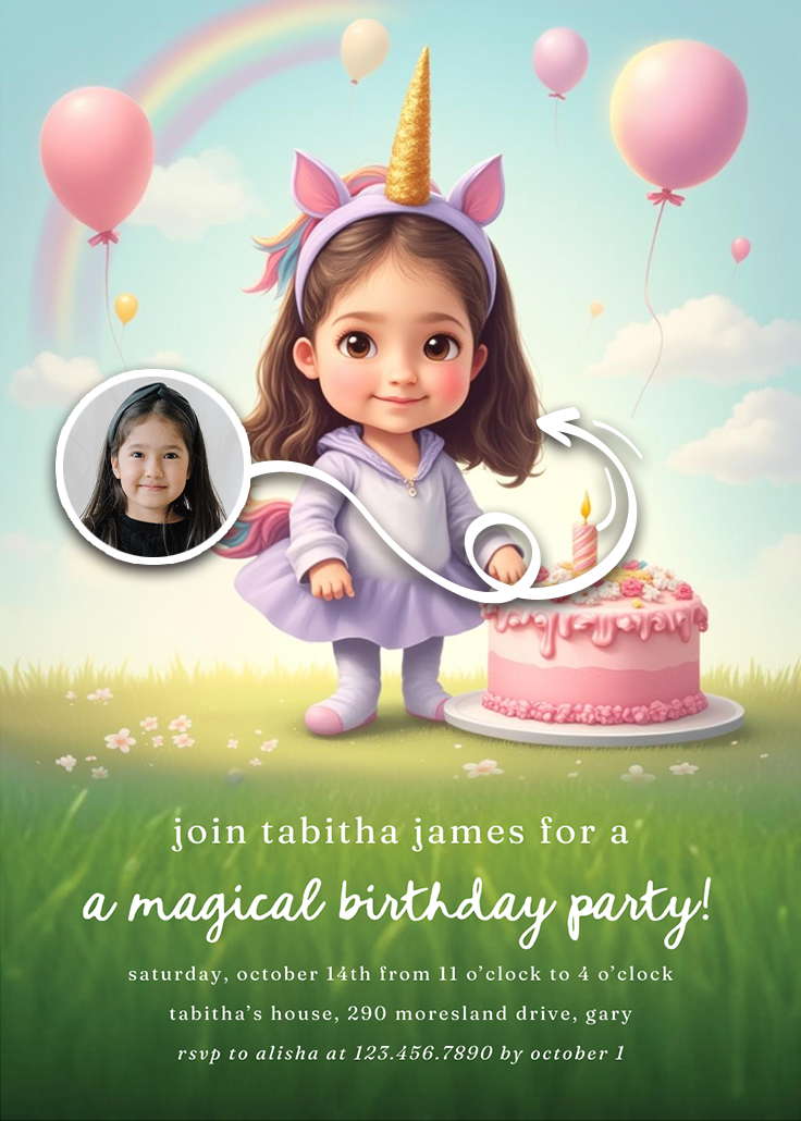 Unicorn Birthday Printable Party - Unicorn Birthday 49360 