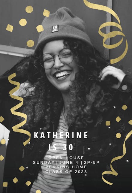 Whimsical Gold Ribbons