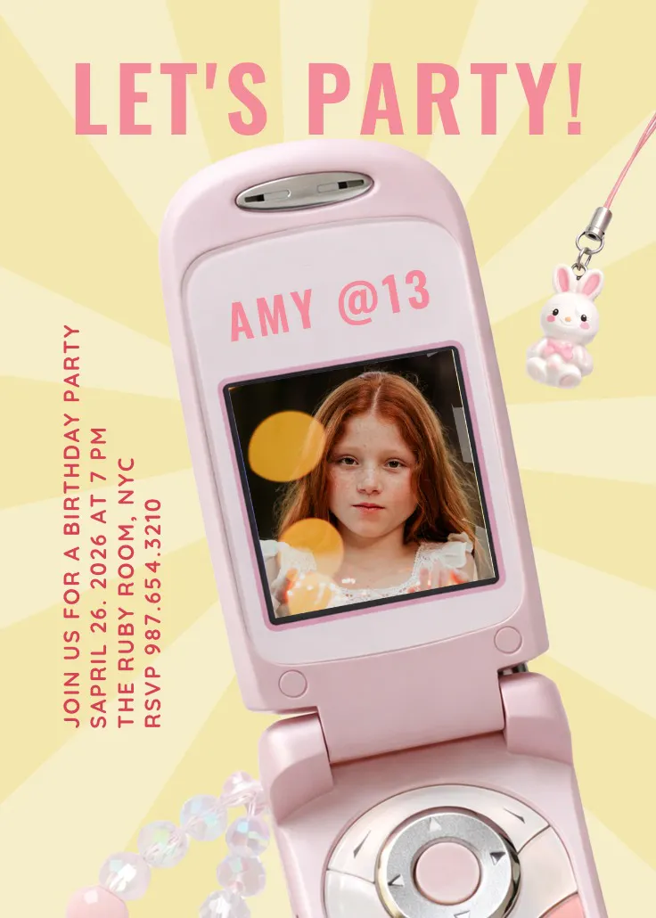 Birthday ringtone - invitación de cumpleaños