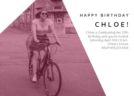 Bday Angles - Birthday Invitation