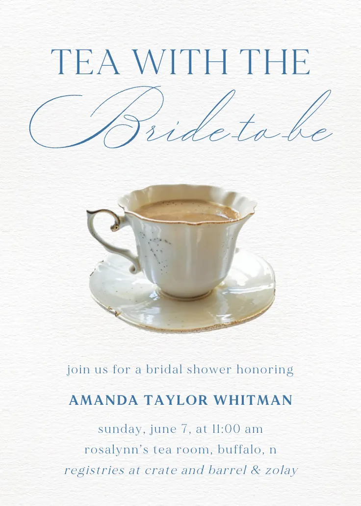 Brew and brunch - convite para chá de panela
