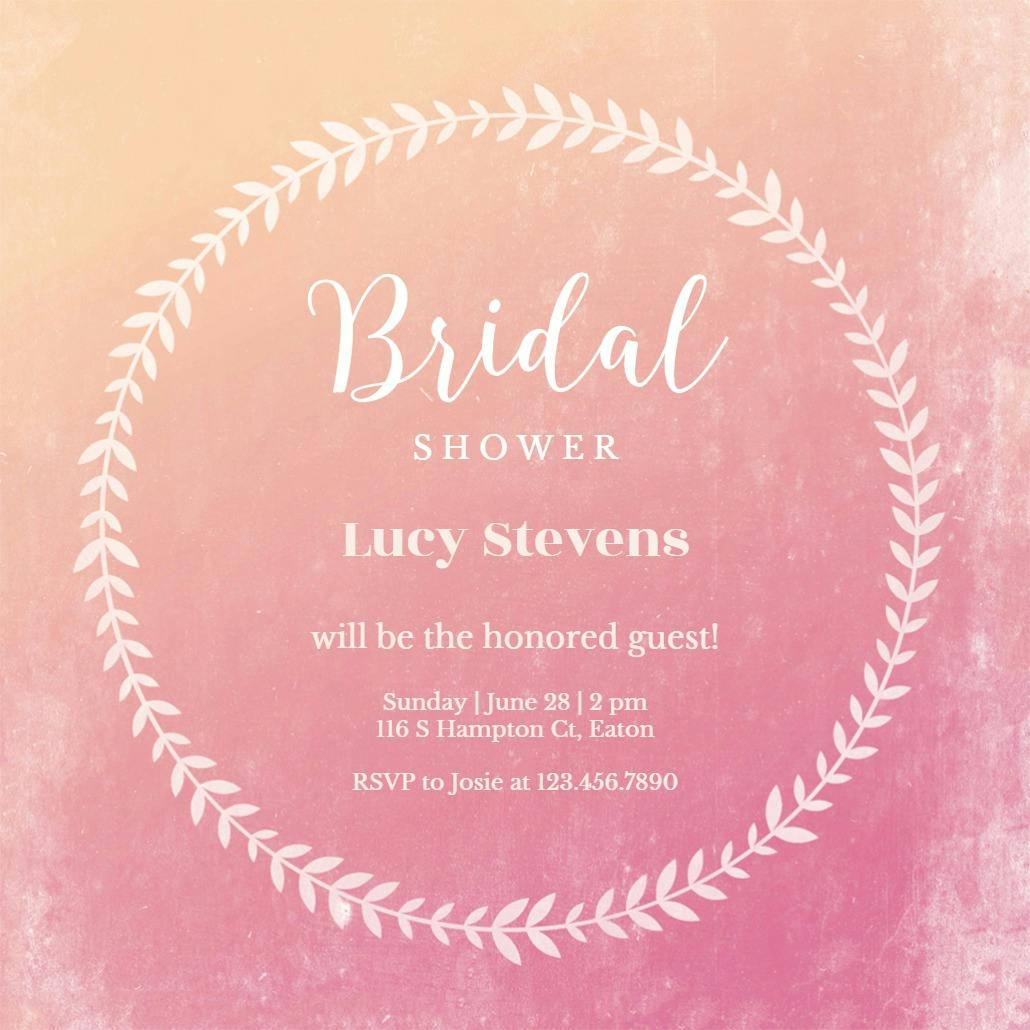 Diamond dream - bridal shower invitation