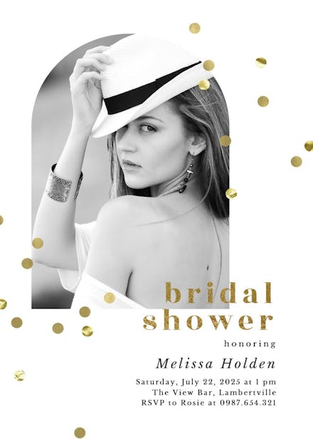 Feeling bubbly - bridal shower invitation