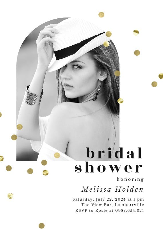 Feeling bubbly -  invitación para bridal shower