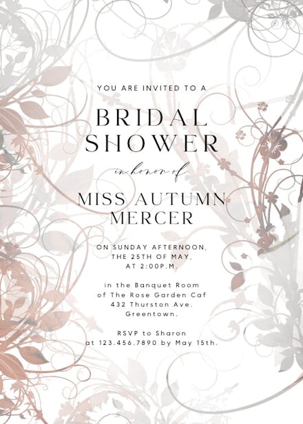 Page 5 | Bridal Shower Invitation Templates (Free) | Greetings Island