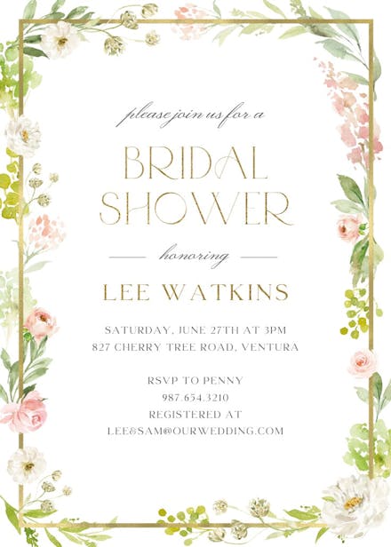 Page 4 | Bridal Shower Invitation Templates (Free) | Greetings Island