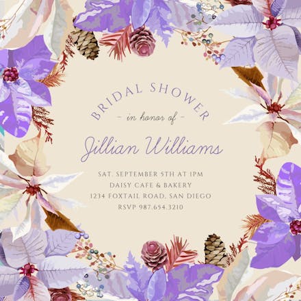 Happily ever after - bridal shower invitation