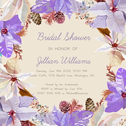 Happily Ever After - Bridal Shower Invitation Template (Free ...