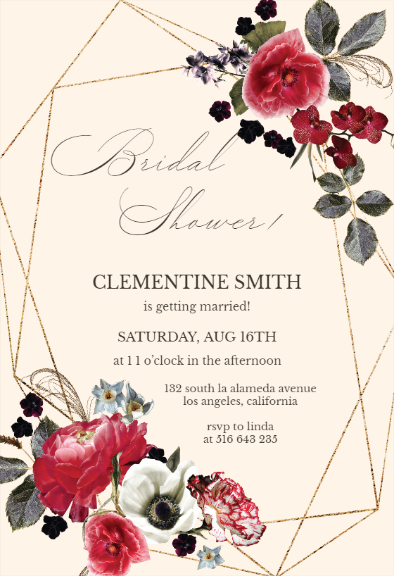 Bridal Shower Invitation Templates (Free) | Greetings Island