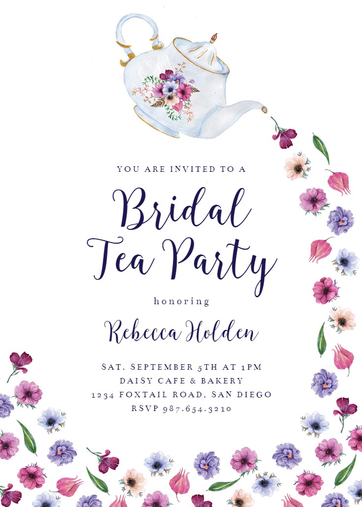 Blossom Haven - Bridal Shower Invitation Template 