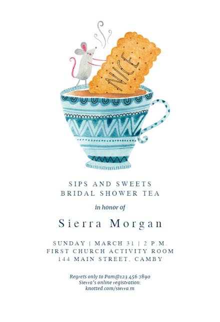 Sips and Sweets - Bridal Shower Invitation