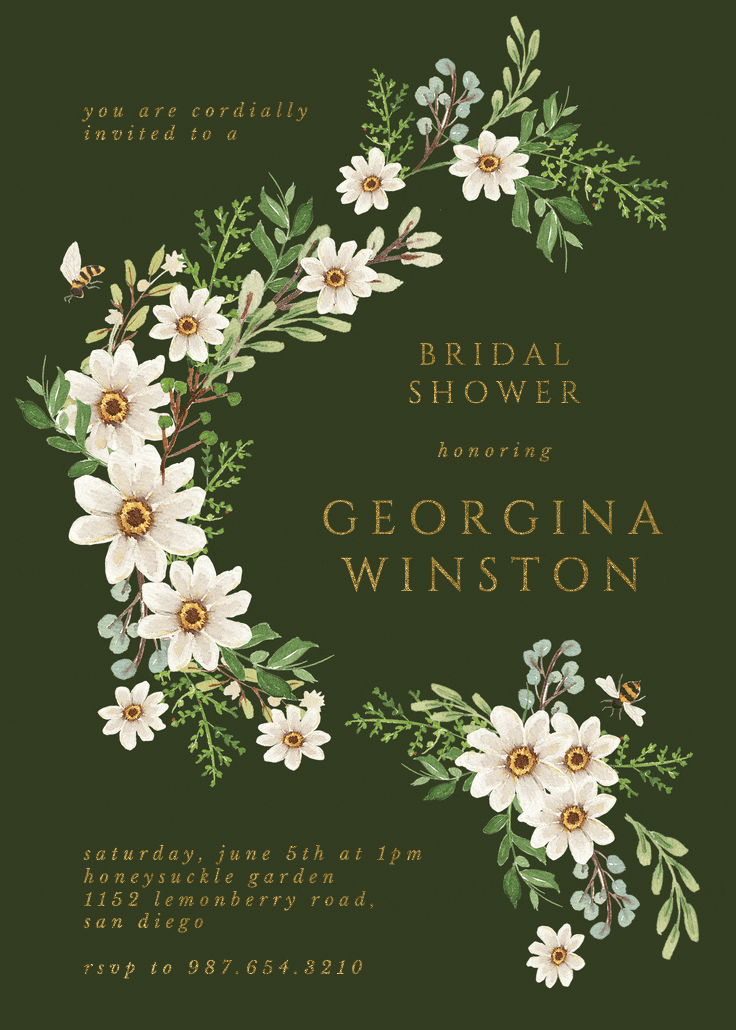 Sweeter together - bridal shower invitation