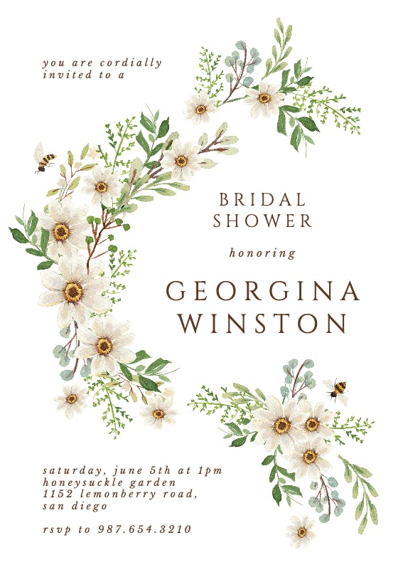 Sweeter together - invitación para bridal shower