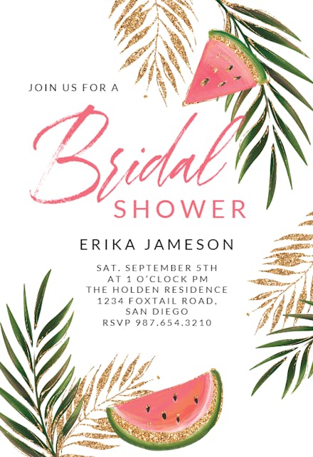 Tropical Luau - Luau Party Invitation