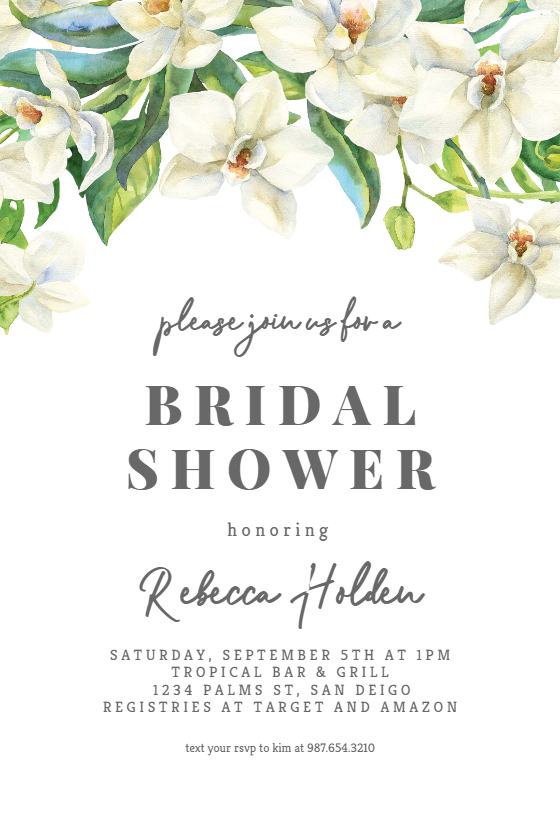 Bridal Shower Invitation Templates (Free) Greetings Island