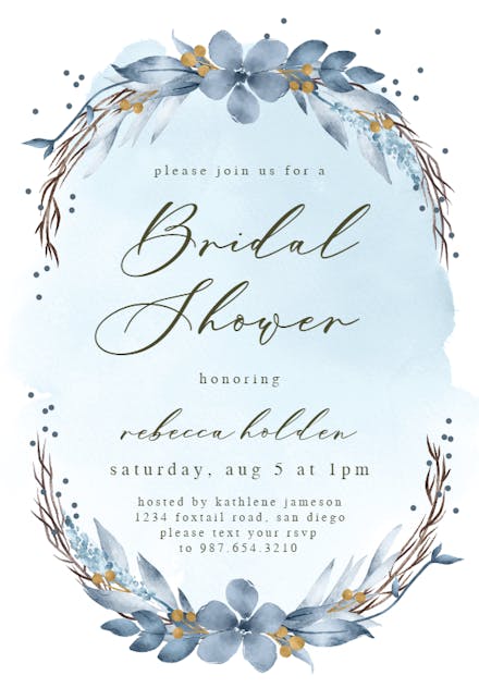 Winter Bride - Bridal Shower Invitation