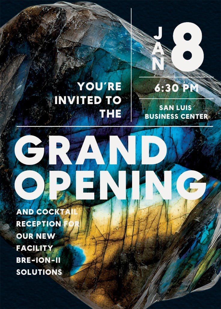 Floating in air - invitación de fiesta