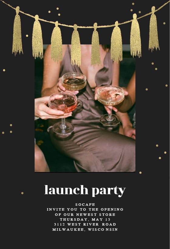 Grand fiesta - business events invitation