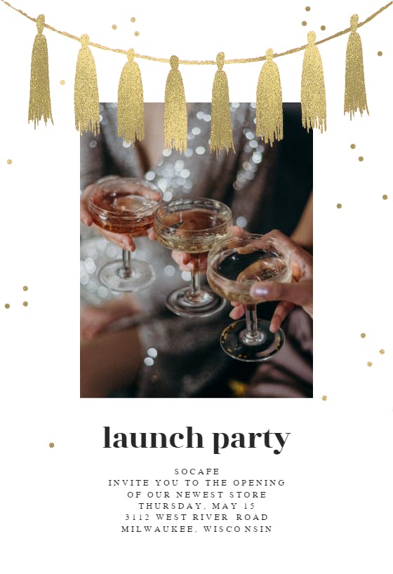 Grand fiesta - party invitation
